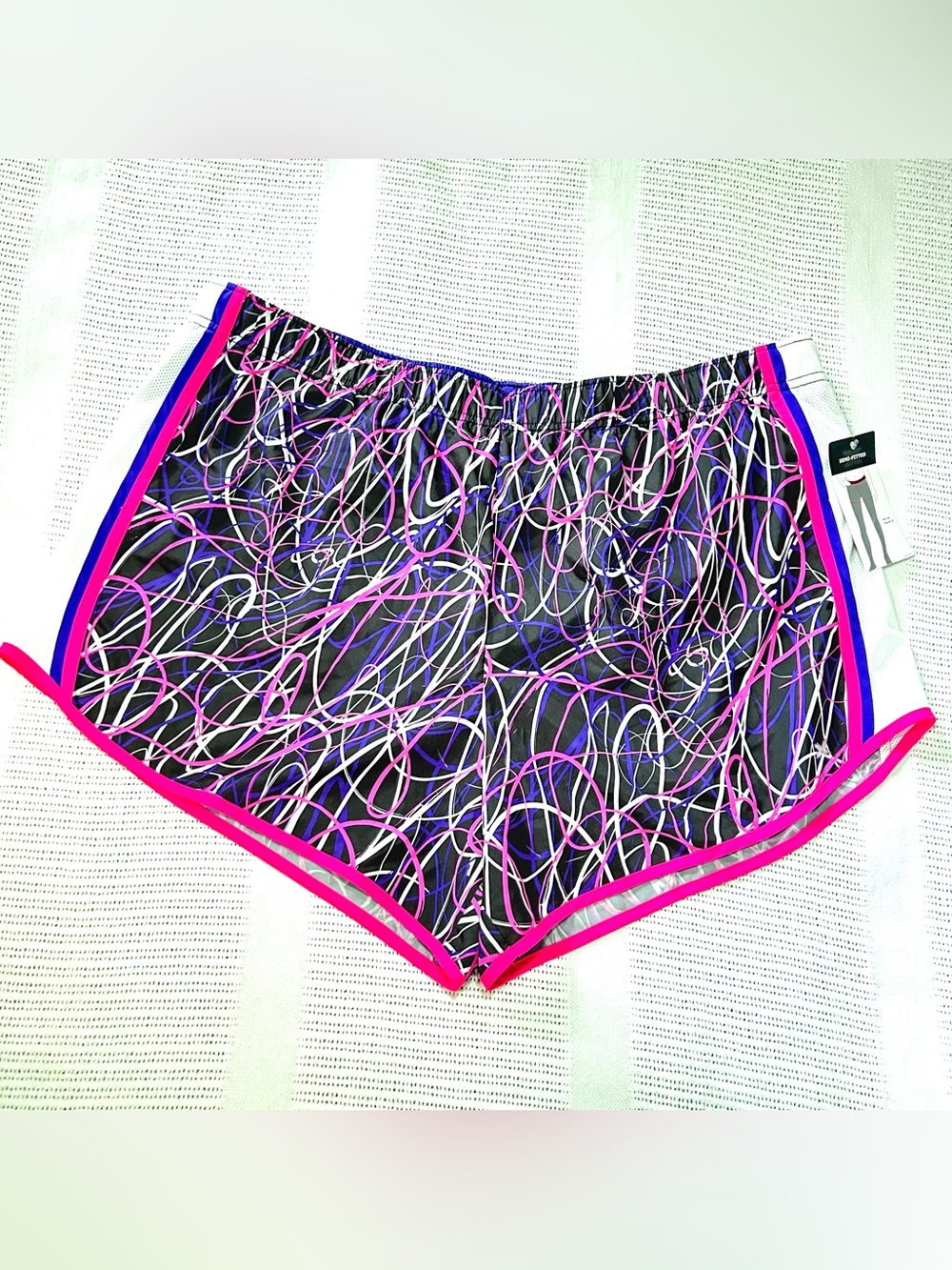 New Xersion Women’s XL Quick-Dri Athletic Shorts Purple Pink